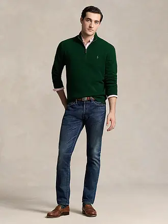 POLO RALPH LAUREN | Troyer Pullover | dunkelgrün